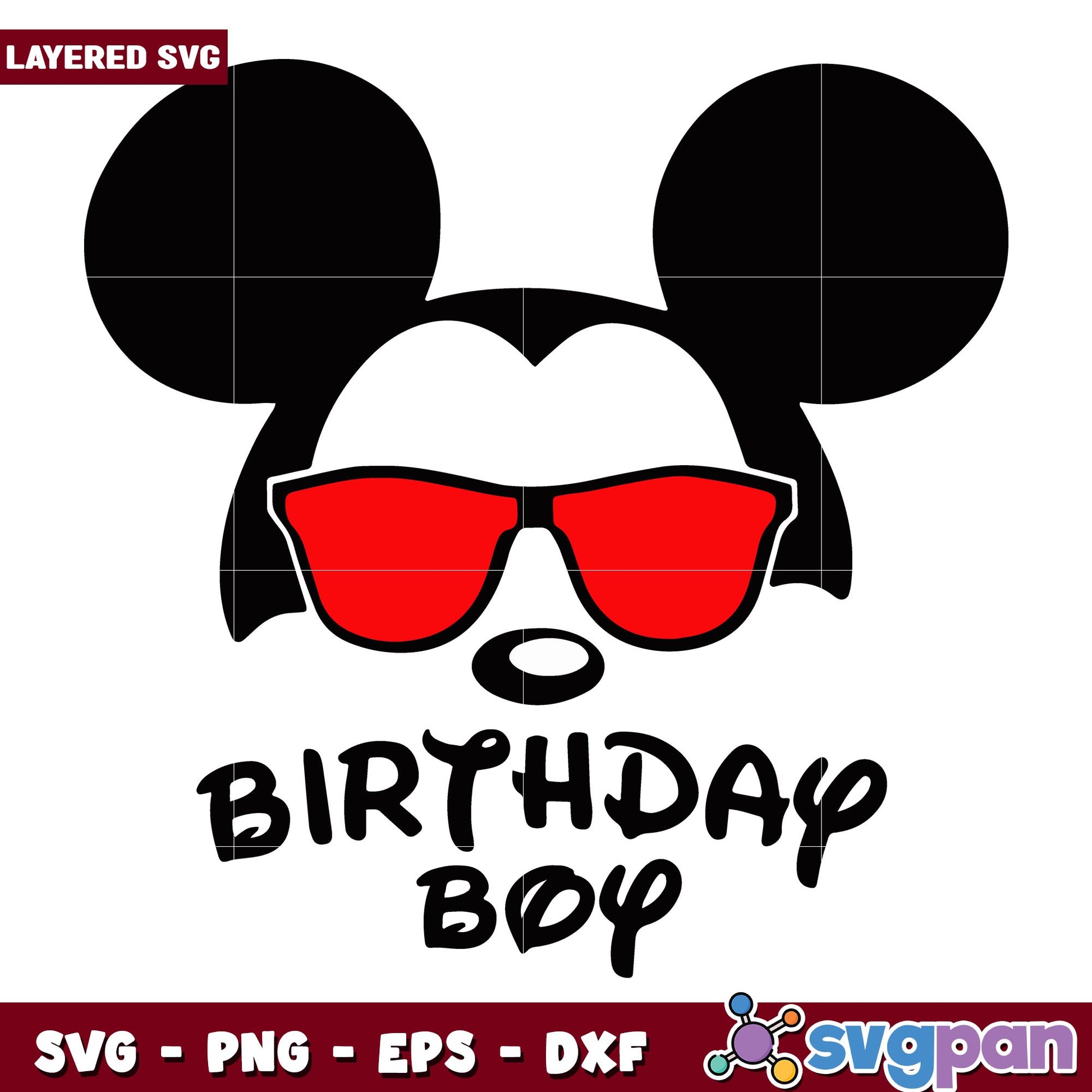 Mickey disney birthday boy svg, Disney characters svg, Digital Download