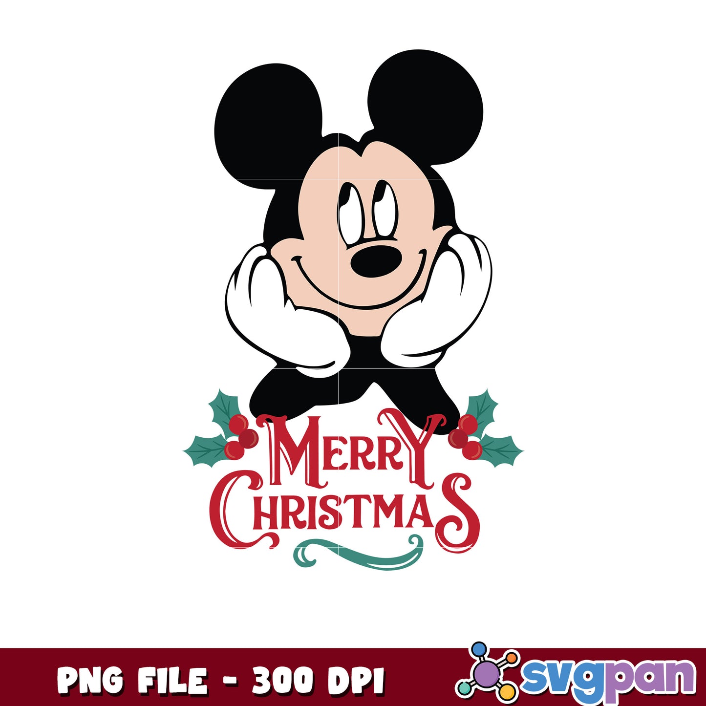 Mickey_ merry christmas png, chistmas white png, winter png