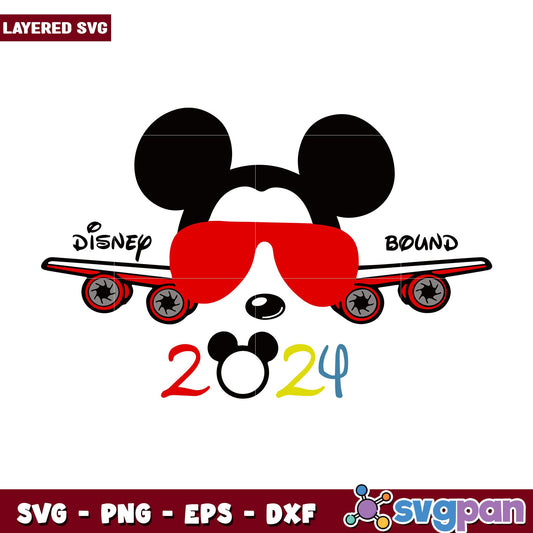 Mickey mouse disney bound 2024 svg, Disney characters svg, Digital Download