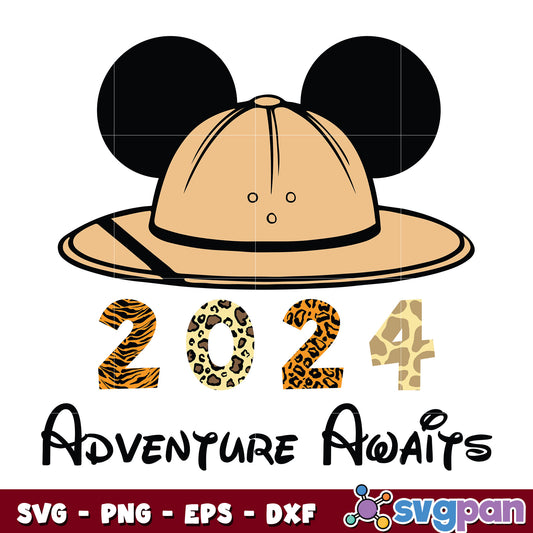 Mickey adventure awaits 2024 svg