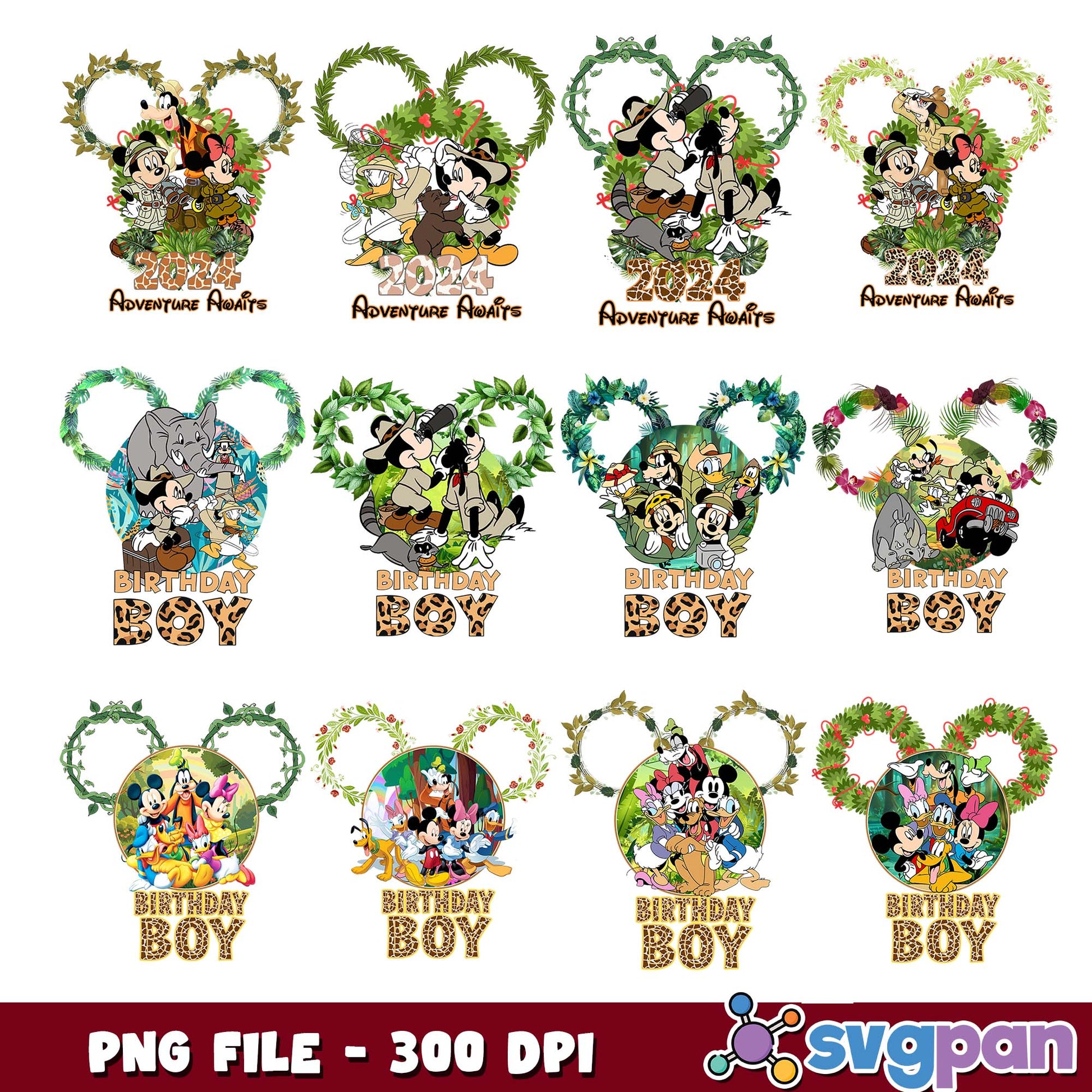 Mickey adventure awaits png bundle