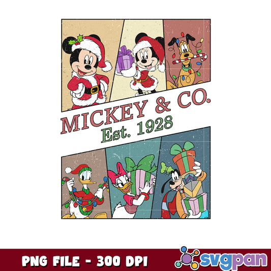 Mickey and co png, chistmas stories png, christmas movies png
