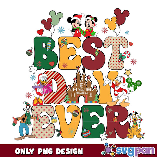 Mickey and friends best day ever png