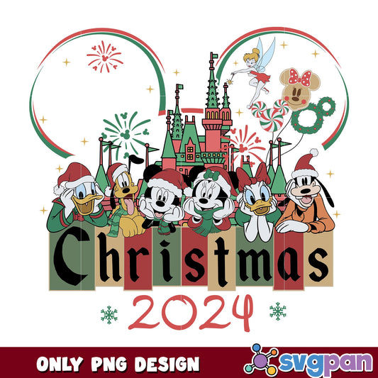 Mickey and friends christmas png