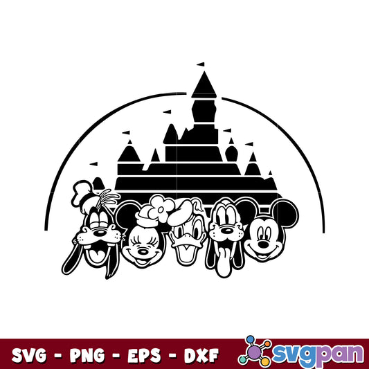 Mickey and friends disney svg, mickey mouse head​ svg, disney svg