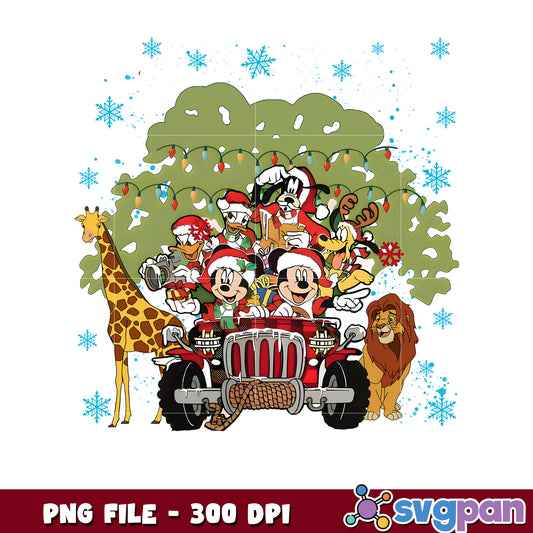 Mickey and friends png, chistmas tree​ png, disney png