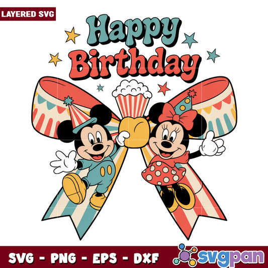Mickey and minnie birthday png, disney cartoons png, lilo and stitch png