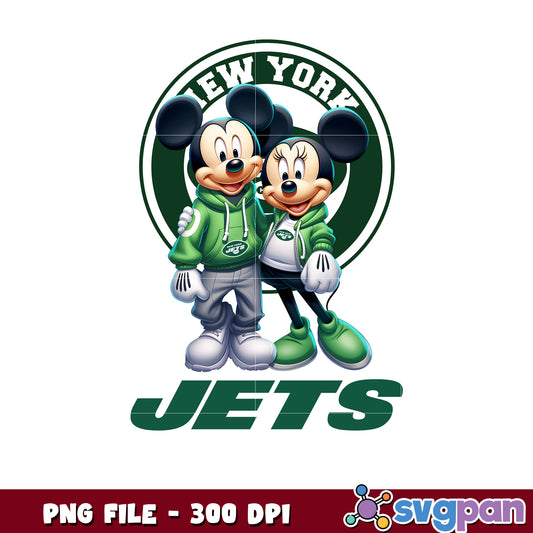 Mickey and minnie new york jets png, disney mickey mouse png, nfl teams logo png