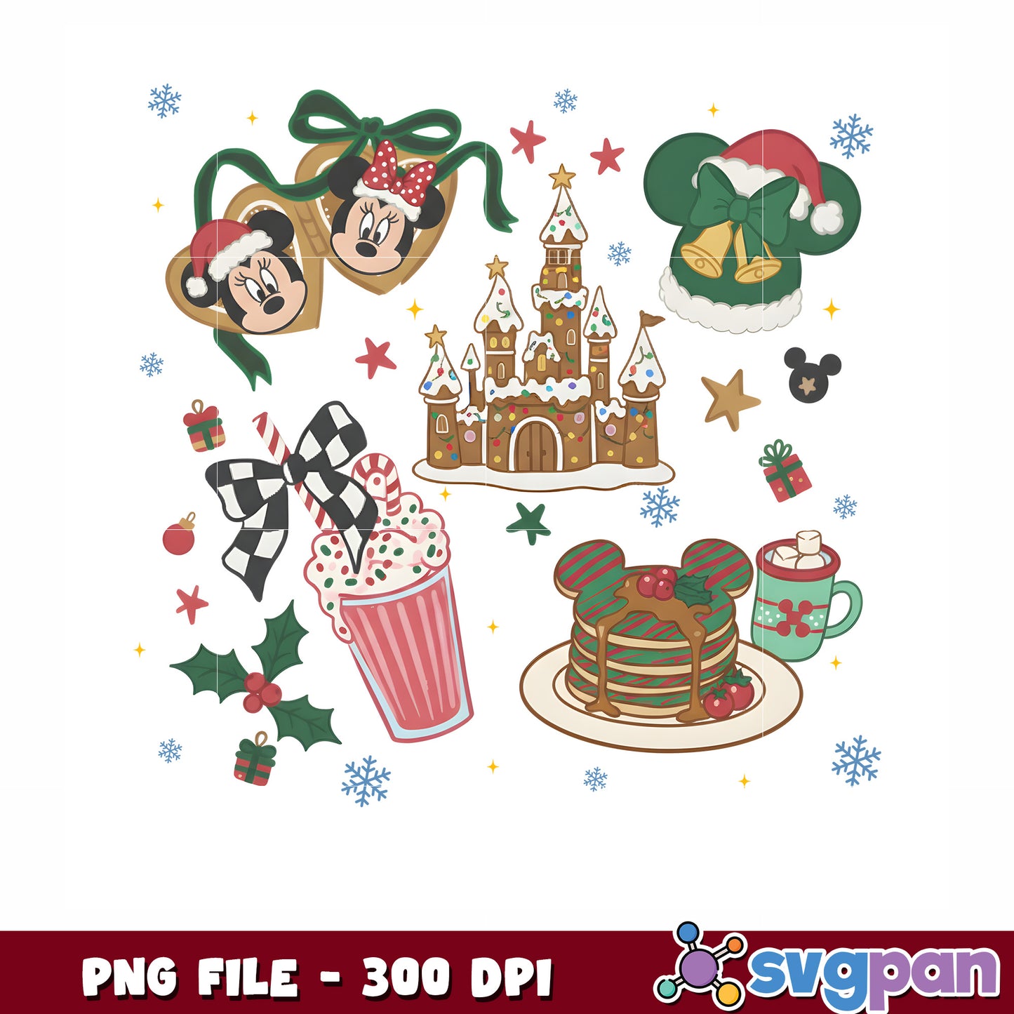 Mickey and minnie png, cartoon png, christmas songs png