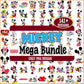 Mickey and minnie png bundle