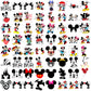 Mickey and minnie png bundle, mickey mouse png, mickey mouse funhouse png
