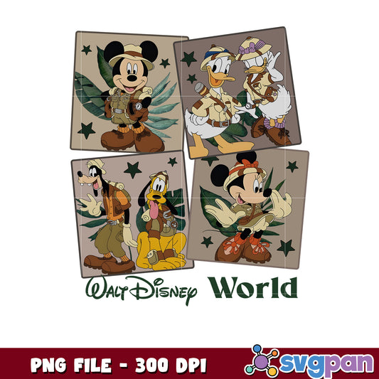 Mickey camping png, mickey mouse with tent png, cartoon mickey png