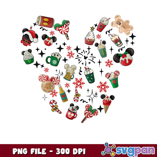 Mickey chrismas png, chistmas stories png, christmas movies png