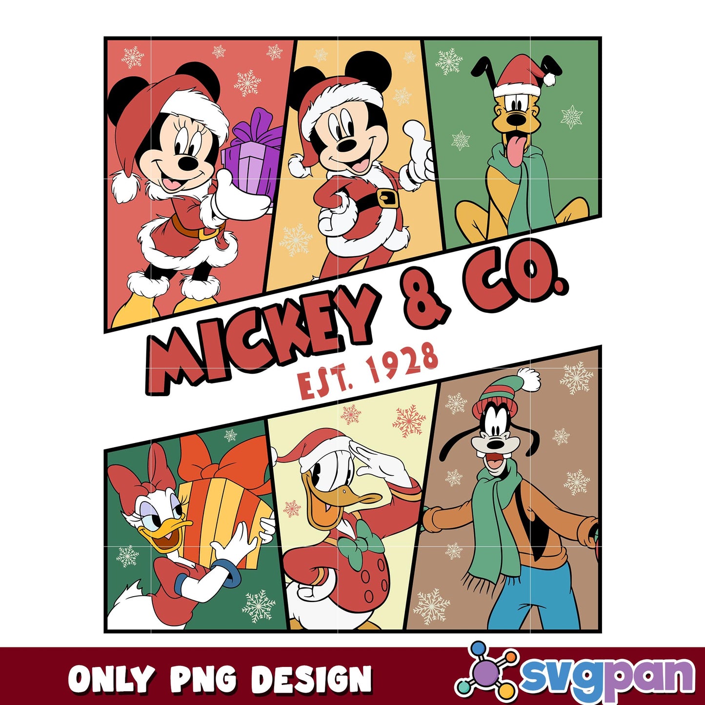 Mickey christmas and co est 1928