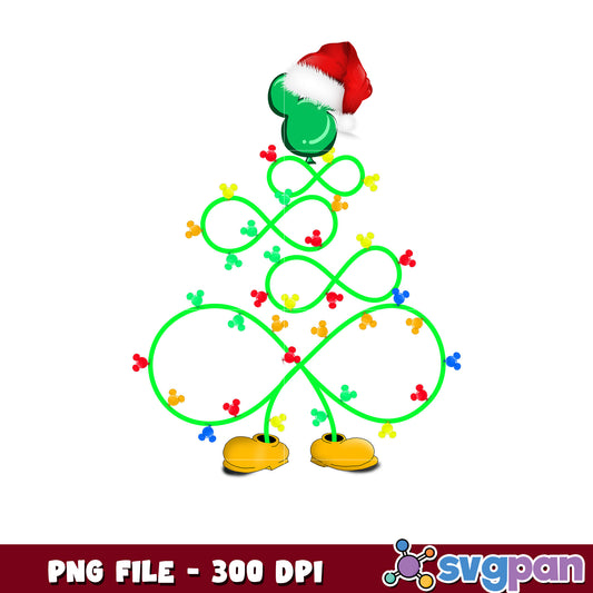 Mickey christmas png, chistmas clipart png, cartoon png