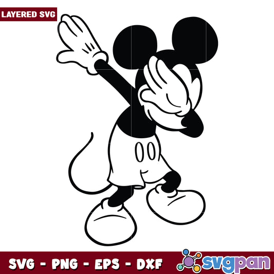 Mickey cool acting svg, mickey friends svg, disney vacation  svg
