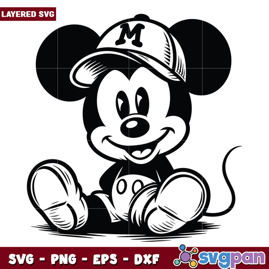 Mickey cute childhood svg, mickey friends svg, disney vacation  svg