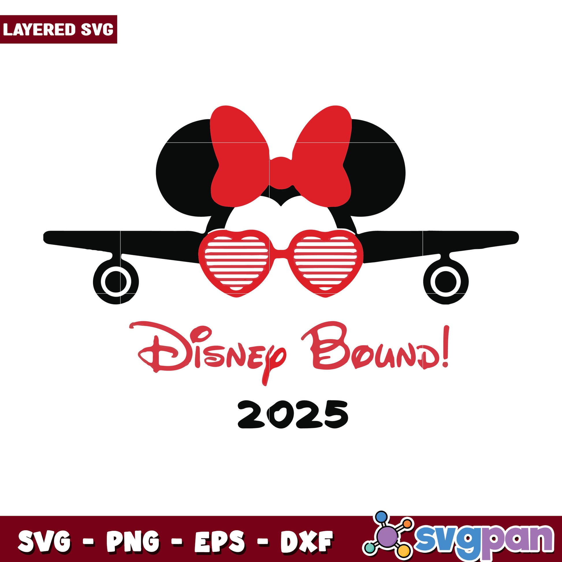 Mickey disney bound svg, disney mickey mouse svg, disney trip svg