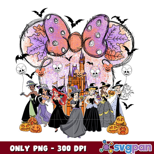 Mickey disney princess halloween png, disney princess png
