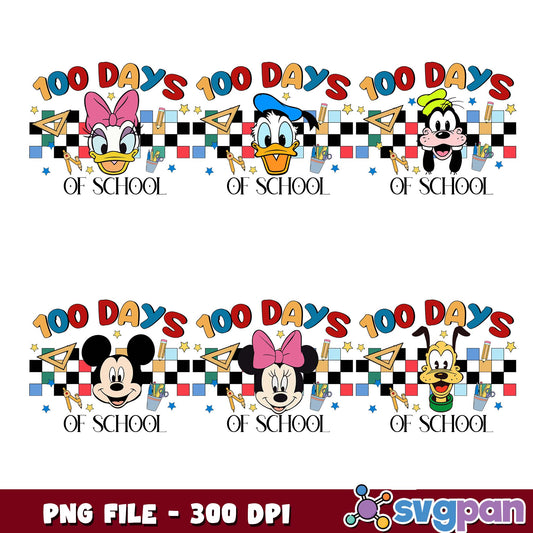 Mickey disney school png bundle