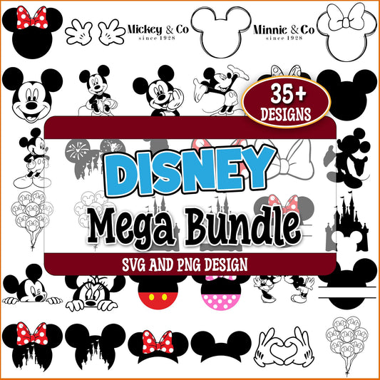 Mickey disney set svg bundle