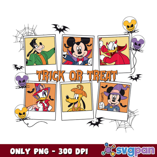 Mickey friends trick or treat png, trick or treat png, mickey png