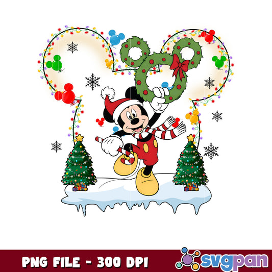 Mickey happy png, chistmas stories png, christmas movies png