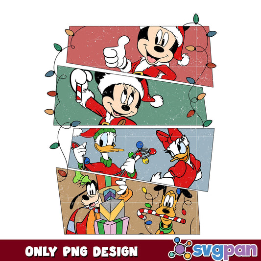 Mickey lights christmas png