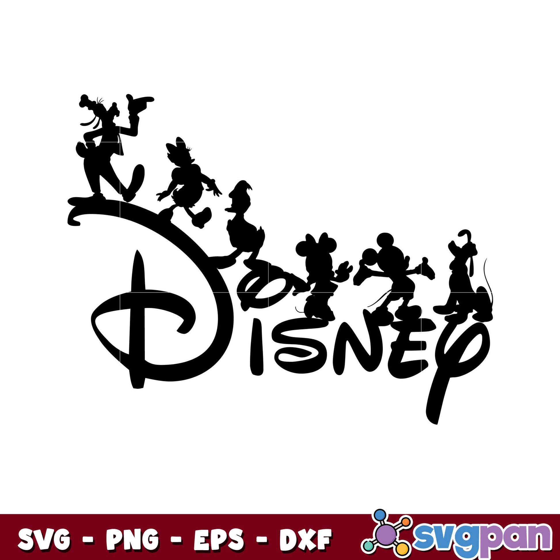 Mickey minnie and friends disney svg, disney mickey and minnie mouse​ svg