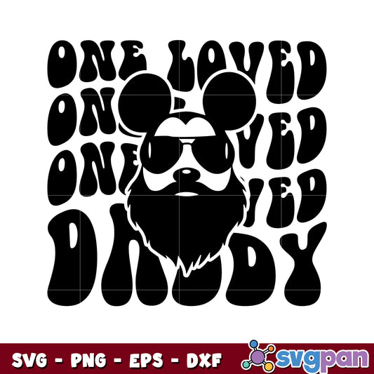 Mickey mouse beard black svg, mickey face svg, disney svg