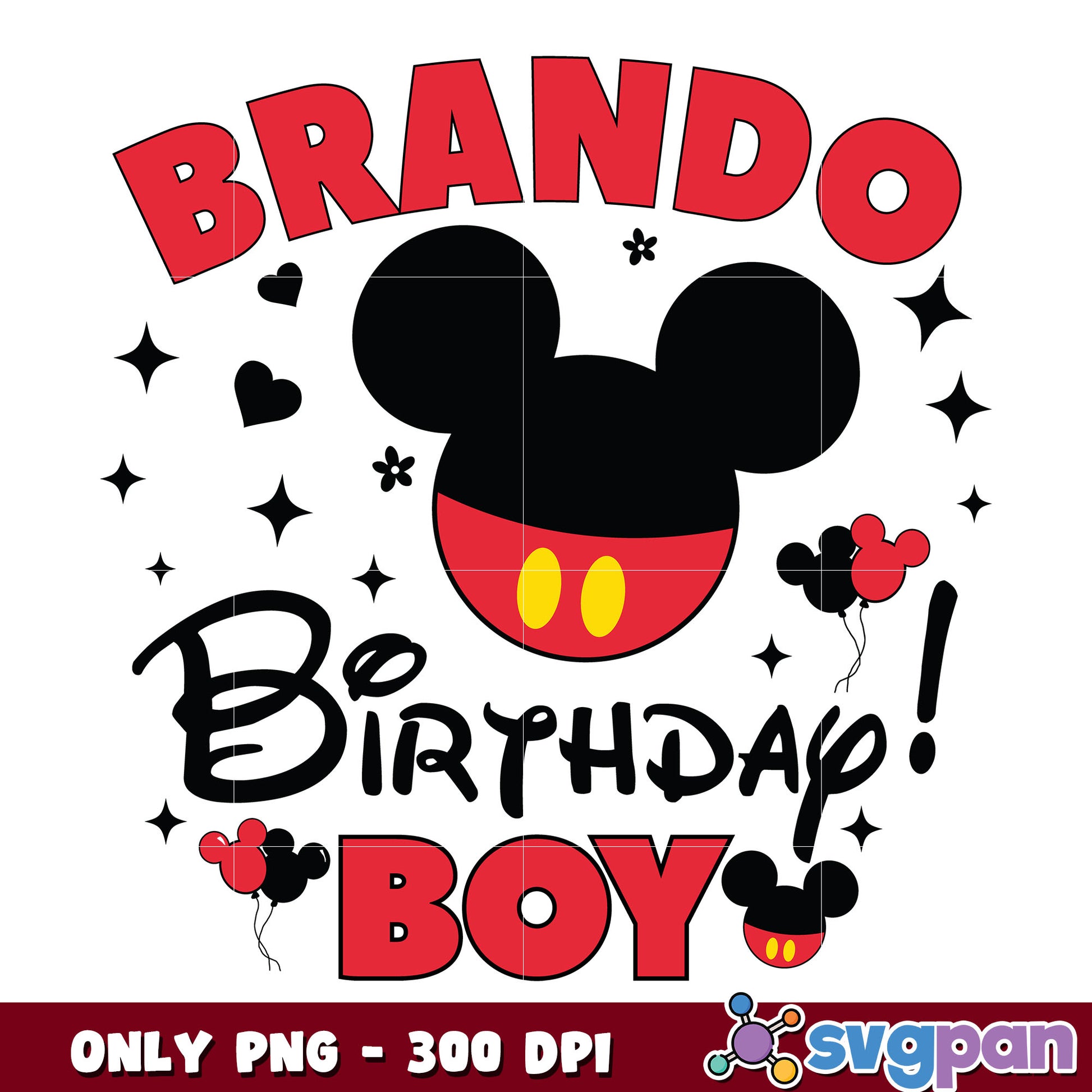 Mickey mouse birthday boy png, mickey mouse birthday png