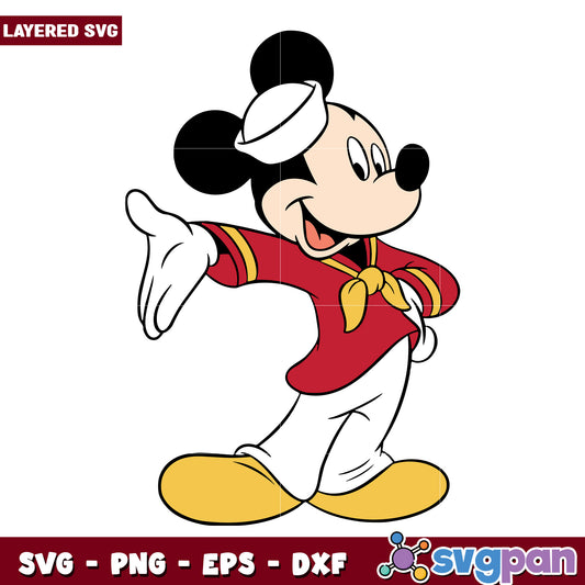 Mickey mouse cruise chracters design svg, mickey mouse characters svg, disney mickey mouse svg