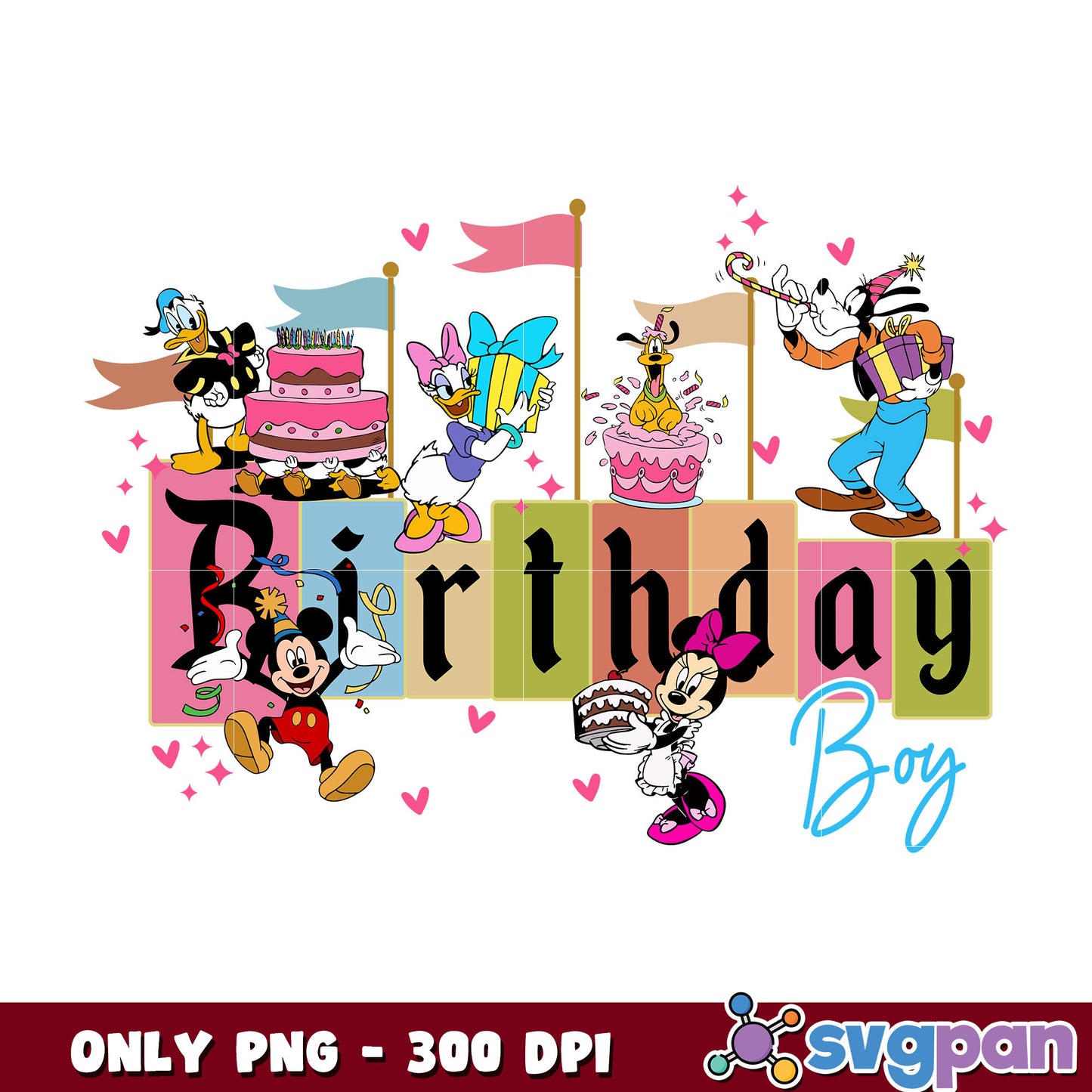 Mickey mouse disney birthday boy png, mickey mouse png