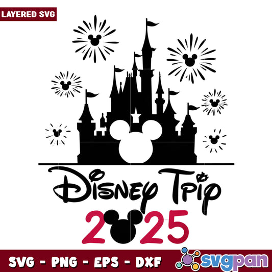 Mickey mouse disneyland png, family vacation png, disney toys​ png