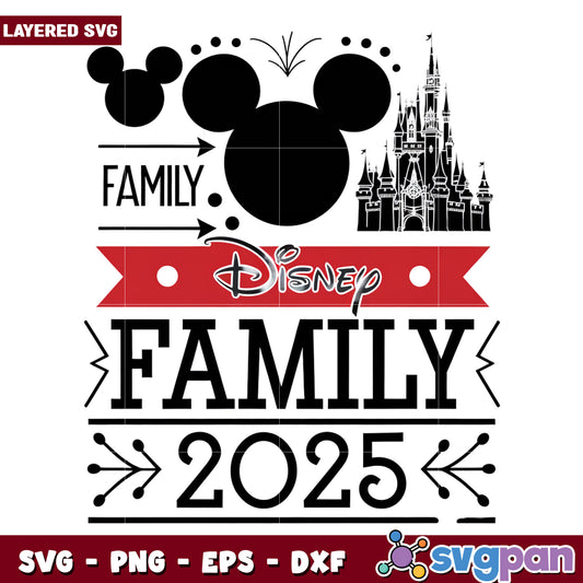 Mickey mouse family vacation png, family vacation png, disney toys​ png