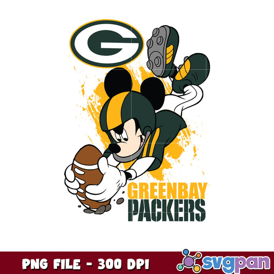 Mickey mouse green bay packers png, mickey nfl png, super bowl 2025 png