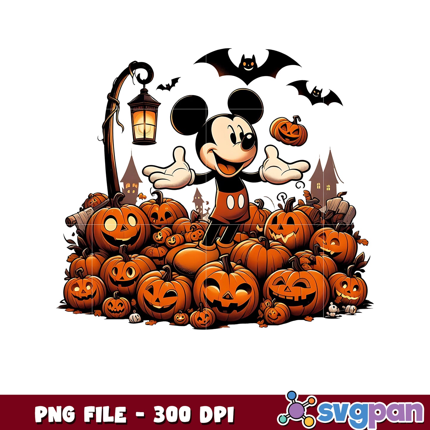 Mickey mouse halloween png, spooky season png, halloween cartoons png