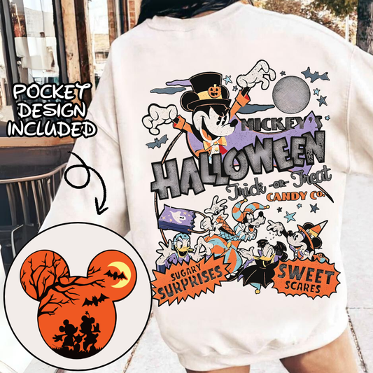Mickey mouse halloween trick or treat png, trick or treat png , halloween cartoons png