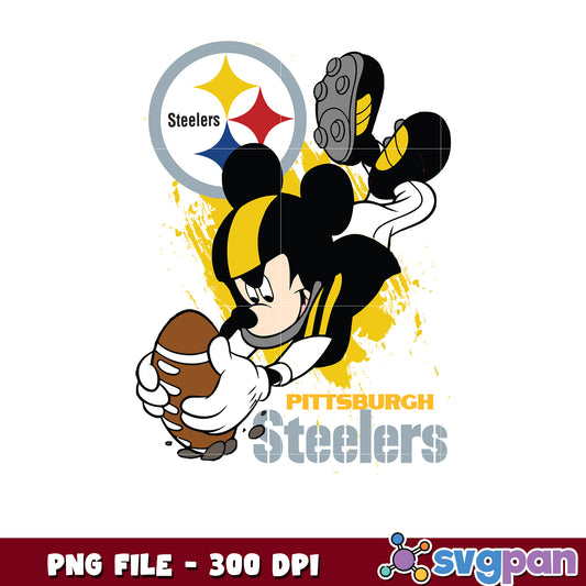 Mickey mouse pittsburgh steelers png, super bowl 2025 png, nfl teams helmet png