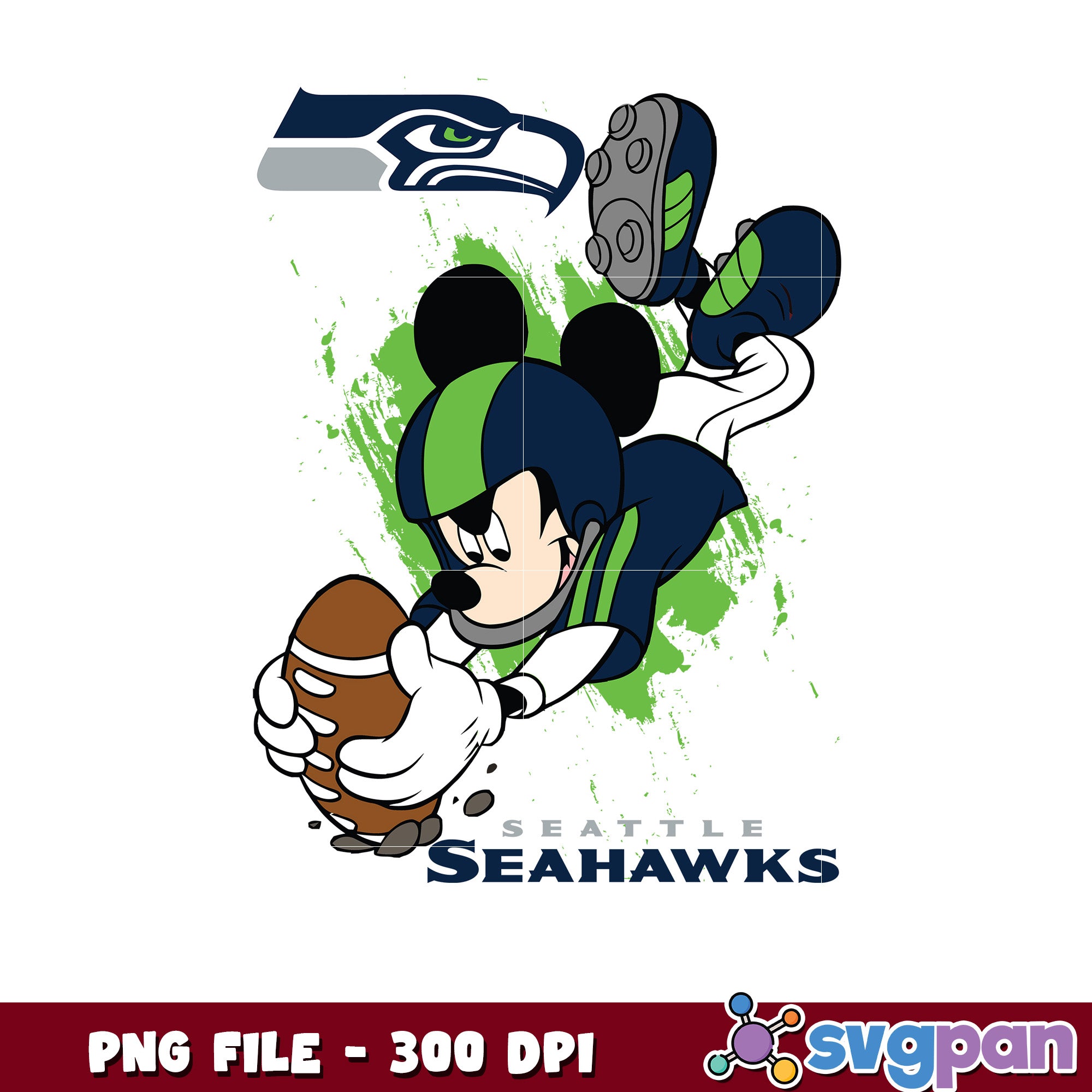 Custodia Per IPhone Seattle Seahawks Con Stampa Personalizzata, Cover Rigida Con Bordi Flessibili CM-1622