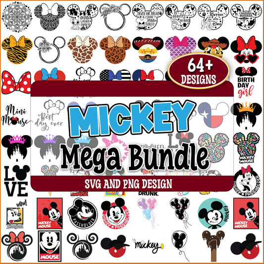 Mickey mouse album svg bundle