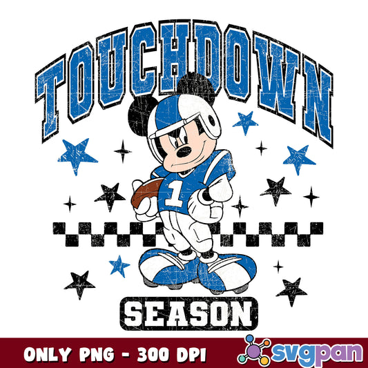 Mickey mouse touchdown season png