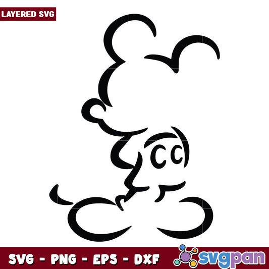 Mickey paniting svg, disney mickey svg, disneyland svg