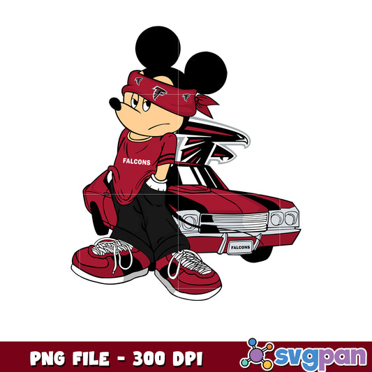 Mickey play nfl atlanta falcons team png, disney mickey mouse png, nfl teams png