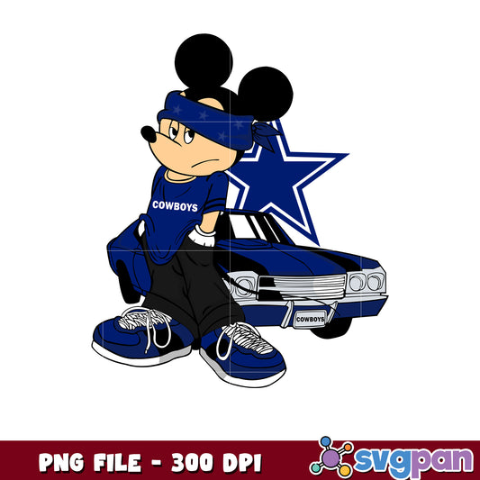 Mickey play nfl dallas cowboys team png, disney mickey mouse png, nfl games today png