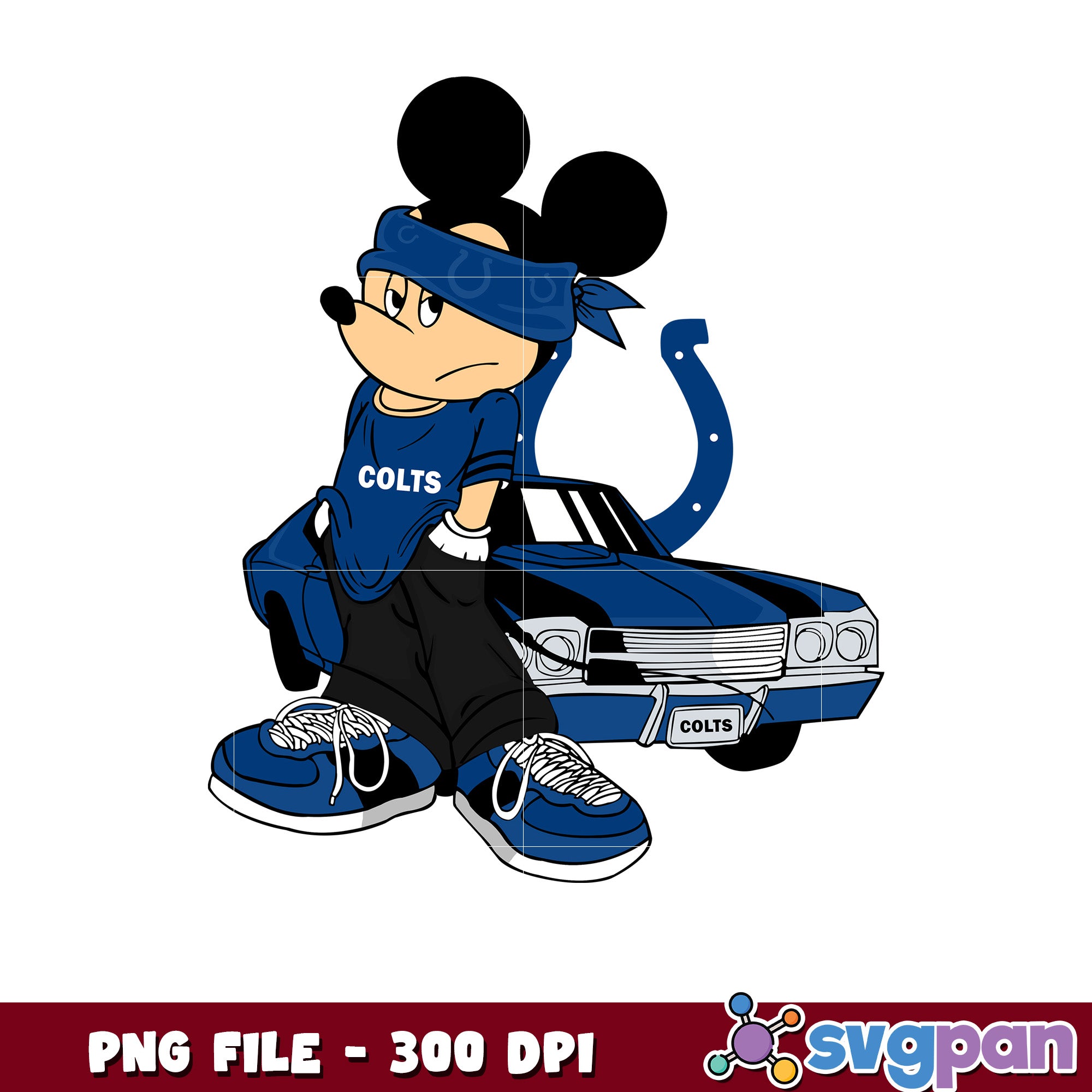 Mickey play nfl indianapolis colts team png, disney mickey mouse png ...