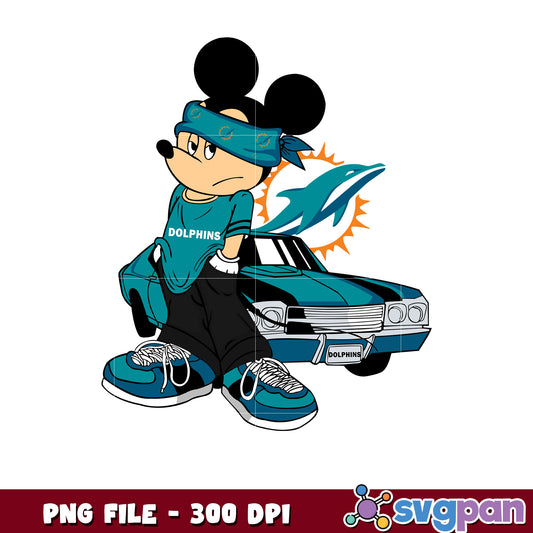 Mickey play nfl miami dolphins team png, disney mickey mouse png, nfl games today png