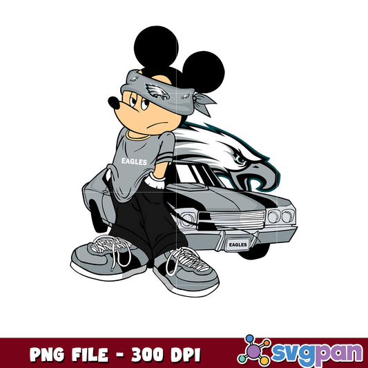 Mickey play nfl philadelphia eagles team png, disney mickey mouse png, nfl games today png