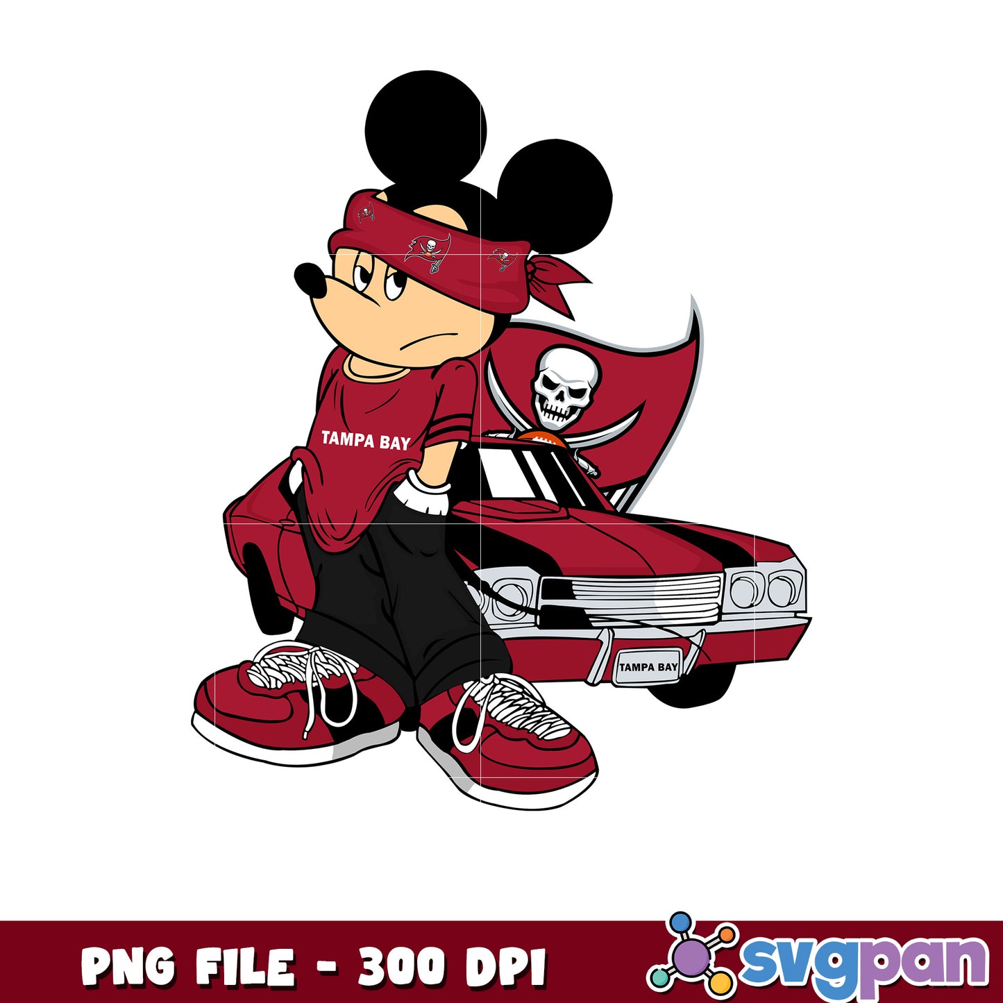 Mickey play nfl tampa bay buccaneers team png, disney mickey mouse png, nfl games today png