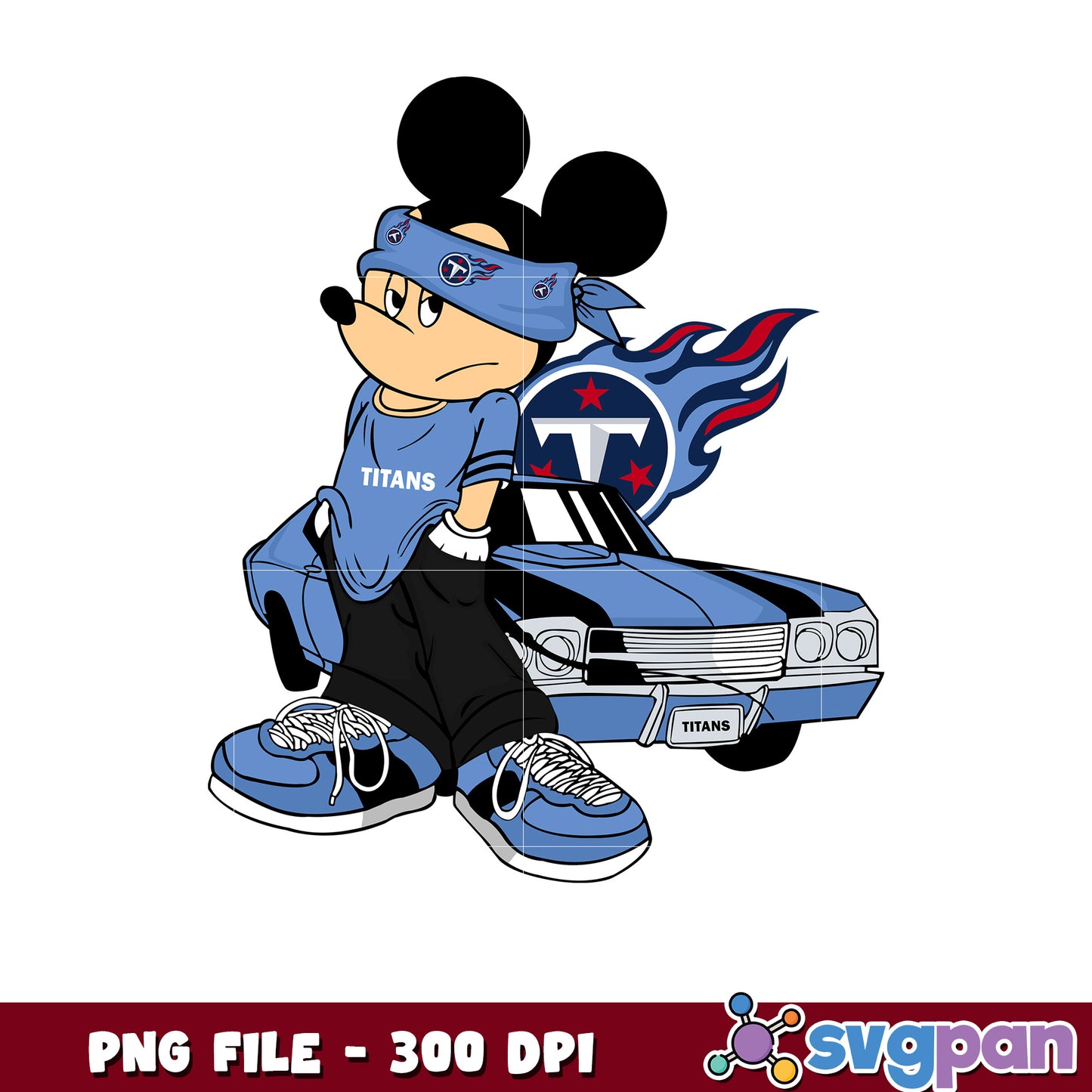 Mickey play nfl tennessee titans team png, disney mickey mouse png, nfl games today png